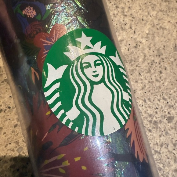Starbucks Fall 2021 Double 24oz Metallic Foil Tumbler - Picture 2 of 6